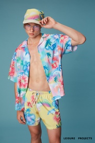 (Leisure Projects) rainbow dancing under the moonlight print hawaiian shirt