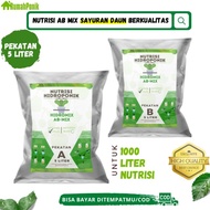 Ready Pupuk Nutrisi Ab Mix Sayuran Daun 5 Liter Hoponik Ab Mix