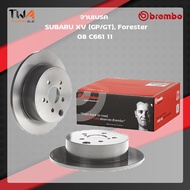 Brembo จานเบรคหลัง UV coated discs Subaru XV (GP-GT) Forester 08 C661 11