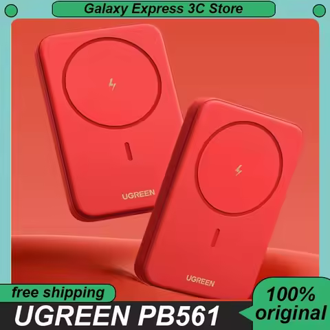 New UGREEN PB561 Magnetic Wireless Power Bank 10000mAh Large Capacity PowerBank iphone16 Chargers Cu