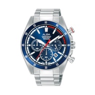 ALBA Men Chronograph Stainless Steel Date Watch VD53-X395THCBLU