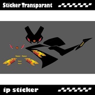 TRANSPARENT STRIPING STICKER R15 CUSTOMV3 MCQUEEN VIRAL STICKER CAN BE CUSTOMIZED