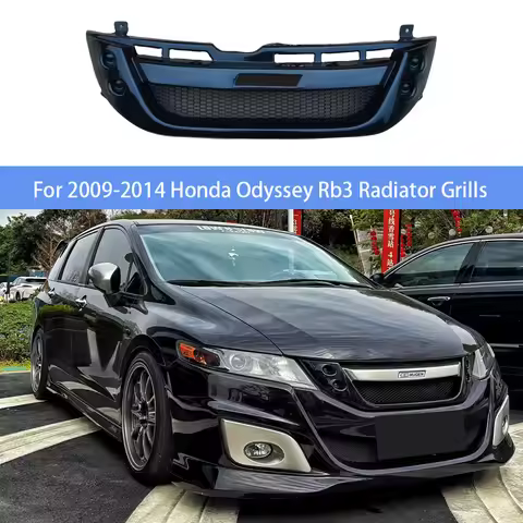 For 2009 10 11 12 13 2014 Honda Odyssey Rb3 Car Front Bumper Grill Mask Radiator Grille Racing Grill