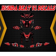 Decals, Sticker, Motorcycle Decals for Honda Beat, FI, V1 015,