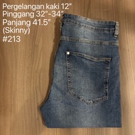 bundle Seluar panjang lelaki/jeans/biru/bergetah/fesyen/pakaian kasual/men wear/jeans/blue/skinny/stretch/fashion/casual