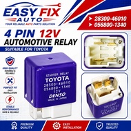 denso japan 4pin 12v toyota automotive relay 28300-46010 056800-1340