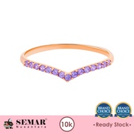 Cincin Emas Veeline Lilac Gold 10K Semar Nusantara