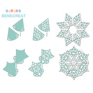 BENECREAT 1set 2pcs 2 style Carbon Steel Cutting Dies Stencils for Scrapbooking/Photo Album Decorati