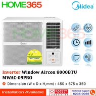 (PRE-ORDER) Midea Inverter Window AirCon with Remote 8000btu MWAC09PRO | MWAC-09PRO *NO INSTALLATION*