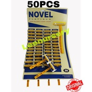 Disposable Razor NOVEL Platinum 50PCS - Twin Blade Fixed Head / Shaver / Shaver