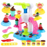 Đồ chơi máy làm kem bánh bằng đất nặn đất sét không dính tay an toàn cho bé no.8851