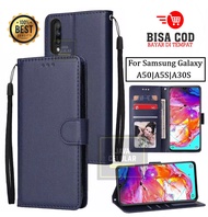 Samsung Galaxy A50 / A50s / A30S - Wallet Case Kulit - Casing Dompet Case Wallet Leather Flip Case Samsung A50 / A50s / A30s casing hp leather dompet kulit Flip Cover Wallet