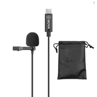BOYA Omnidirectional Single Head Lavalier Lapel Microphone Mic with 6 Meters Cable Compatible with U