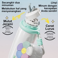 Tumbler OBALL GODDESS 420ml Stainless Steel 316 Vacuum Insulated Multifunction Drinking Bottle