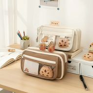 capybara themed pencils, kapibara pencil set, stationery case, crayon sinchan pencil holder  pensel 