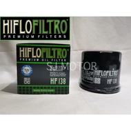 HIFLOFILTRO Premium Oil Filter HF138( SUZUKI / APRILIA )V-STROM RSV4 GSX250 GSX600 GSX650 GSX750 GSX