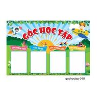 Trang trí lớp Tiểu Học-Trung Học-GÓC HỌC TẬP