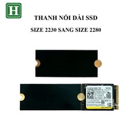 SSD extension bar, converts M2 SSD size 2230 to 2280