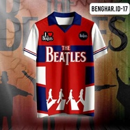 MERAH The Beautles Abbey Road Red Jersey Whitebiru - Classic Unisex Lgendaris Band Jersey GLOWRICH -