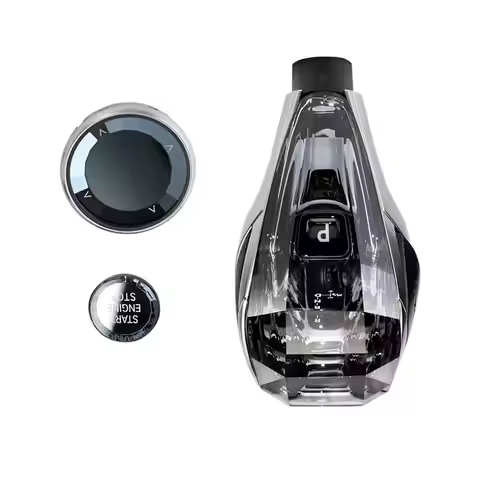 Crystal Gear Shift Knob Handles Gearbox Lever Stick Head Start Button For BMW 2 3 4 5 Series GT F31 