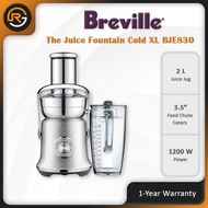 [FREE SHIPPING] Breville BJE830SIL Brushed Stainless Steel Juice Fountain Cold XL Juicer