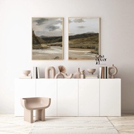 HIASAN DINDING Wall Decoration (Value Pack) Aesthetic Vintage series C1439-C 1445 Frame Solid Wood s