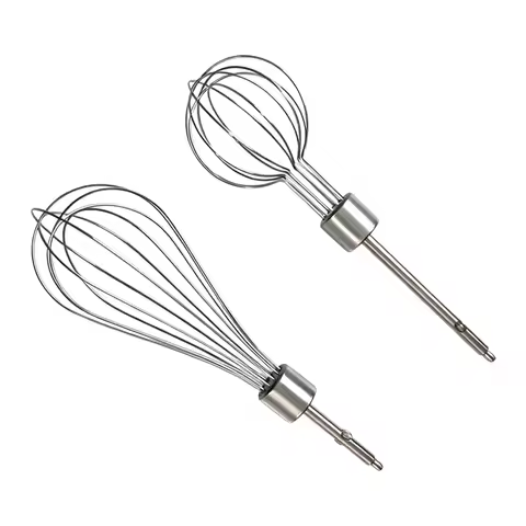 2Pcs 304 Stainless Steel Whisk Replacement Stick, Universal Electric Hand Mixer Attachment for Whipp