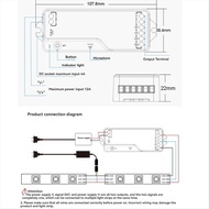 SPI WiFi RGB LED Controller DR03W Tuya Wifi LED Controller for WS2811 WS2812B WS2815 Addressable RGB