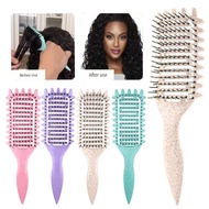 Curl Define Styling Brush Hollow Detangling Hair Brush Tangled Hair Comb Shaping Defining Curls Hair