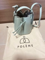 Polene Number Eight mini bag (almond green)
