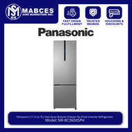Panasonic 11.3 cu. ft. Two Door Bottom Freezer No Frost Inverter Refrigerator NR-BC360XSPH