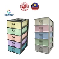Century Mini Drawer A4 5 TIER Desk Organizer Storage Rak Kecil A4 Drawer EC6150