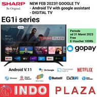 TV SHARP 42 Inch 2T-C42EG1i SMART ANDROID GOOGLE TV (KHUSUS MEDAN)