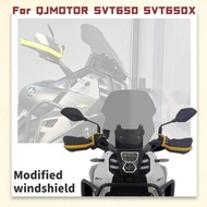 For QJMOTOR SVT 650 SVT 650X SVT650 SVT650X Modified windshield Heightened windshield Scooter Windsc