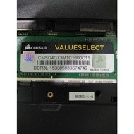 Ram SODIMM 4GB DDR3L 1600MHz CORSAIR VALUESELECT LAPTOP