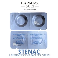 Stenac Effervescent Acetylcysteine 600mg 2 Tablets [STRIP]