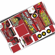stiker pola truk oleng trending topic termurah