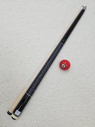 賣佩梢爾全新美國原裝進口  JP. J.Pechauer.黑楓木素桿~  銀線鑲崁3環~ 手工撞球杆~  1963年開始