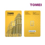 Ready stockmy[Tomei Exclusive] KLCC Twin Towers Gold Bar | 1 Gram | Fine Gold 9999