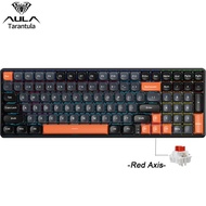 AULA | AULA S100PRO 98% Layout Tri-Mode Hot Swappable Mechanical Keyboard RGB PBT Keycaps Wireless G