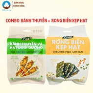 Combo Boat Cake + Seaweed Nuts FnV 60g