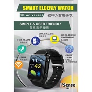 [Fall Detection] i'Sense K1 4G Smart Elderly Watch with GPS Tracking, BP/Heart Rate Monitor, Group V