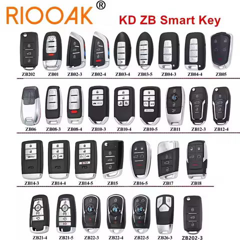 KEYDIY KD Smart Key ZB Remotes ZB02-3/08-3/10-3/12-3/12-4/22-5/32/33-4/42-3/42-4/21-5/25-4/ Multiple