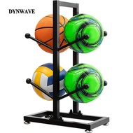[Dynwave2] Basketball Organizer Space Saver Practical Sturdy for Indoor Gym Basketball
