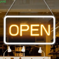 JANRY Neon Sign, USB Powered Dimmable LED Neon Sign, Durable Decorative Light Window Sign Business S