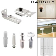 [Baosity] Bifold Door Hardware Set pivots and Guide Wheel Stainless Steel Door Repair Set