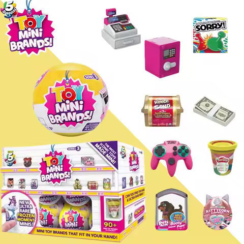Zuru 5 Surprise mini brands toys Series 3Blind box Mystery Collectibles Over 90 Minis simulation mod