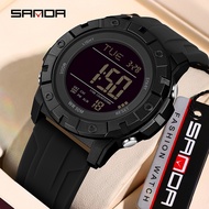 SANDA 2176-2/in stock Classic Watch LED Display Multi functional Outdoor Waterproof Night Light Men'