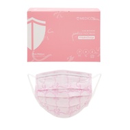 Medicos 4-Ply Surgical Face Mask (Earloop)Pink Ribbon/Aqua Coral/Peach Crush/Cotton Candy/Neon Green/Snow White/Sea Blue