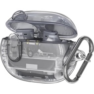 Case Cover for Beats Studio Buds and Beats Studio Buds+ with Lock Clip and Keychain